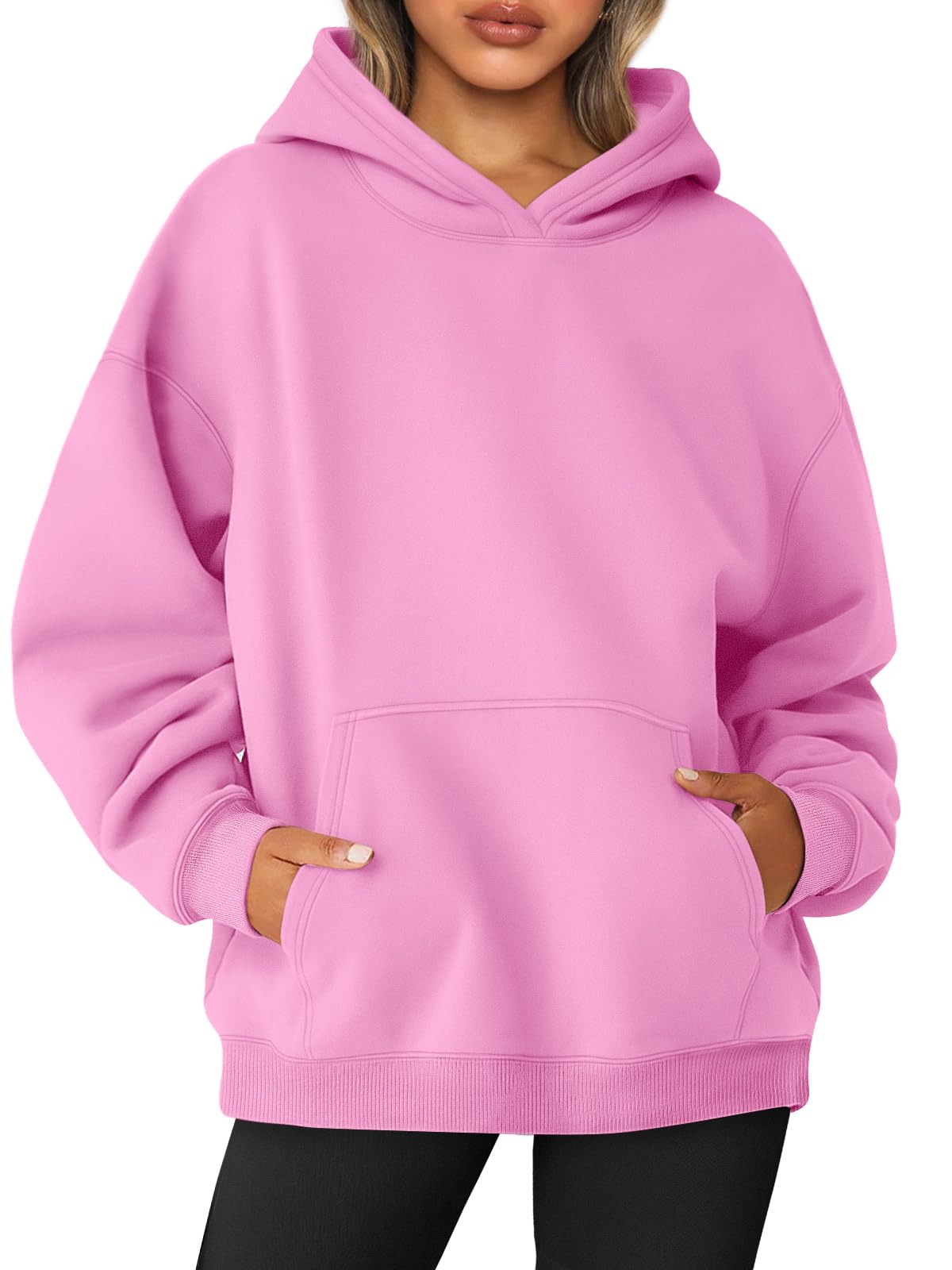 AUTOMET Womens Oversized Sweatshirts Fleece Hoodies Long Sleeve Shirts Pullover Fall Outfits 2025 with Pocket