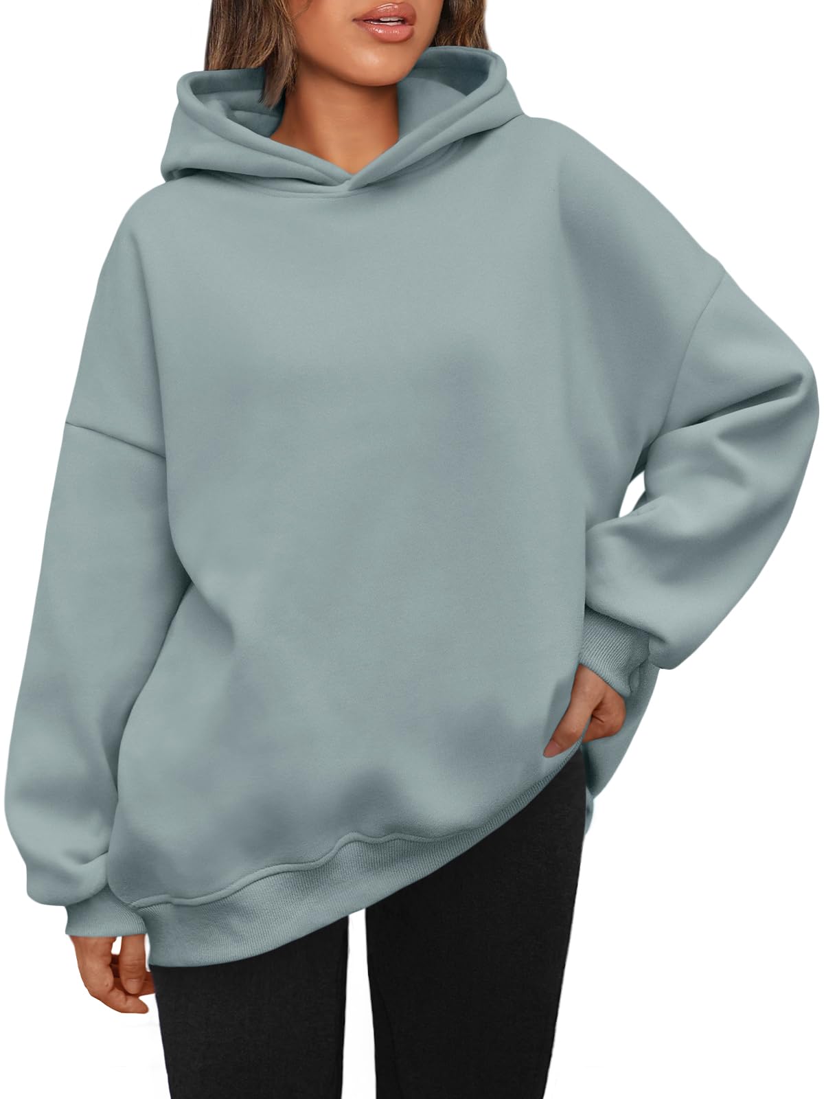 AUTOMET Womens Oversized Hoodies Fleece Sweatshirts Hooded Pullover 2024 Fashion Fall Clothes Trendy Outfits Winter Sweater