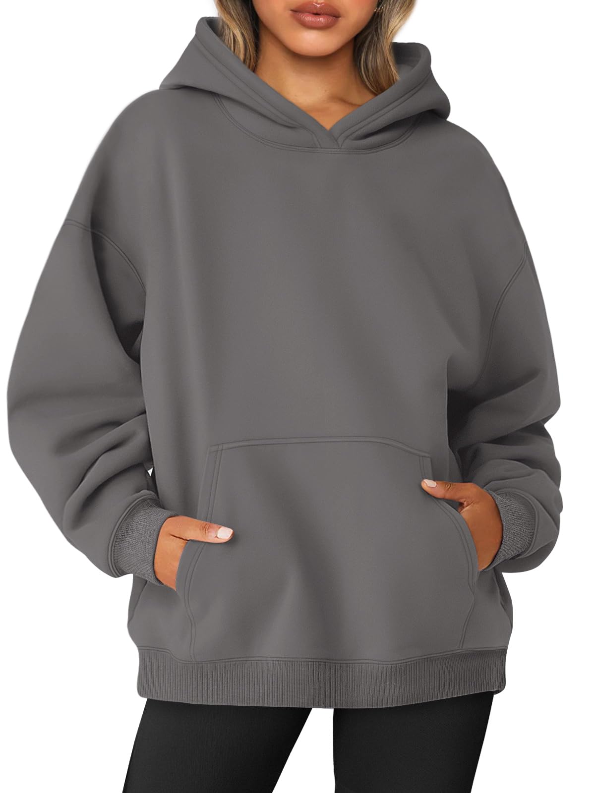 AUTOMET Womens Oversized Sweatshirts Fleece Hoodies Long Sleeve Shirts Pullover Fall Outfits 2025 with Pocket