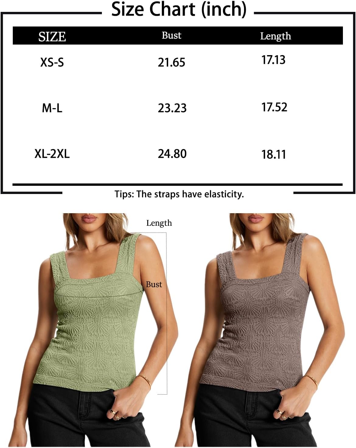 AUTOMET Women Tank Tops 2025 Summer Square Neck Crop Top Trendy Going Out Vacation Outfit Cami Sleeveless Y2k Clothes Fashion