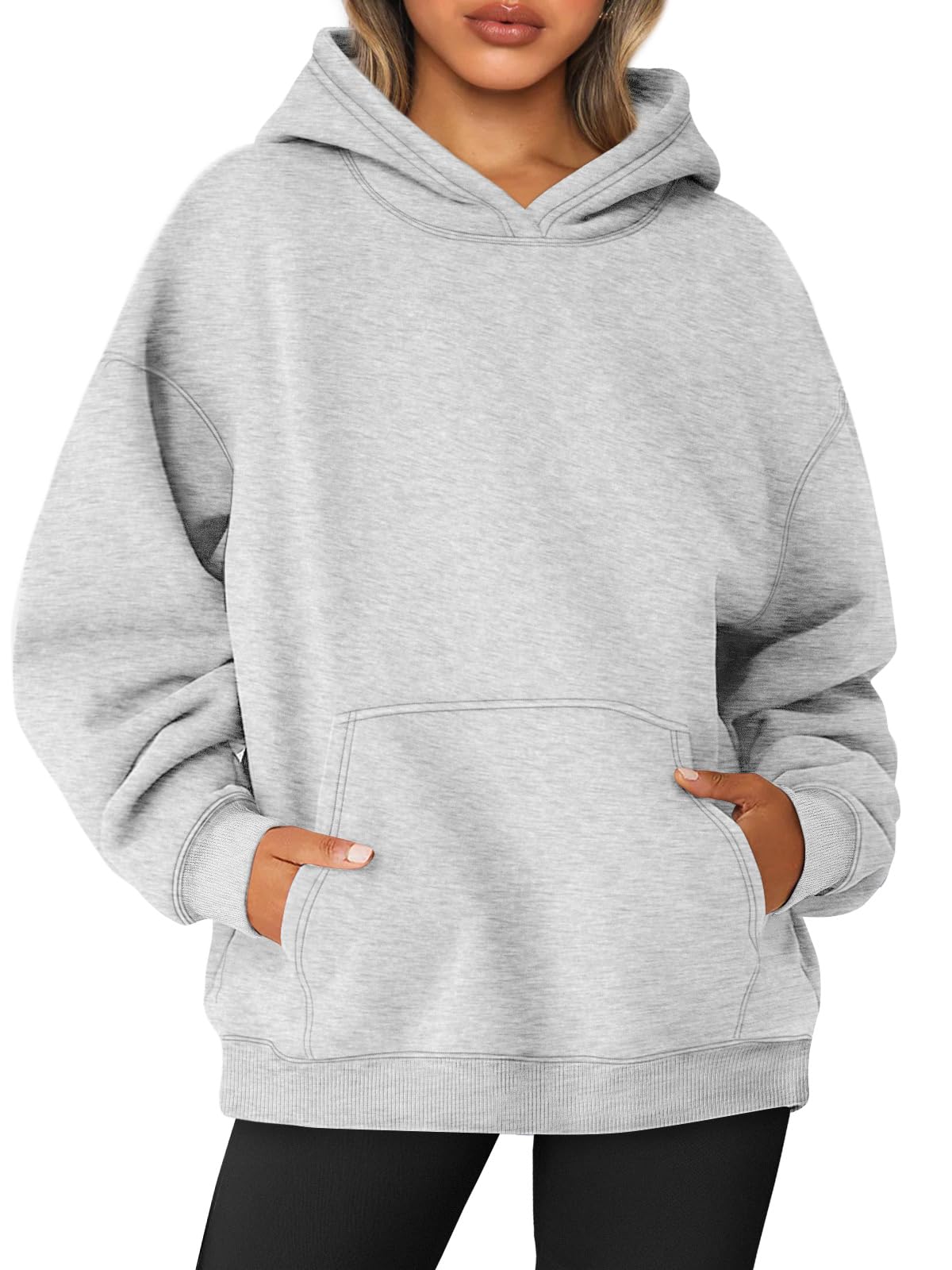AUTOMET Womens Oversized Sweatshirts Fleece Hoodies Long Sleeve Shirts Pullover Fall Outfits 2025 with Pocket