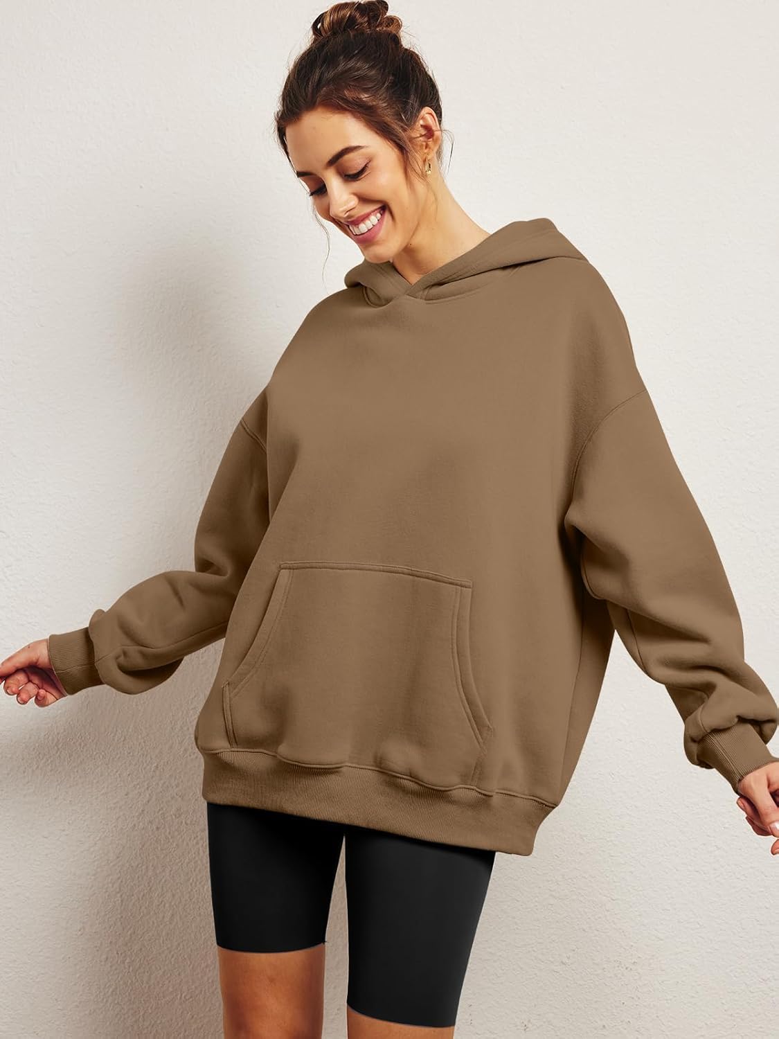 AUTOMET Womens Oversized Sweatshirts Fleece Hoodies Long Sleeve Shirts Pullover Fall Outfits 2025 with Pocket
