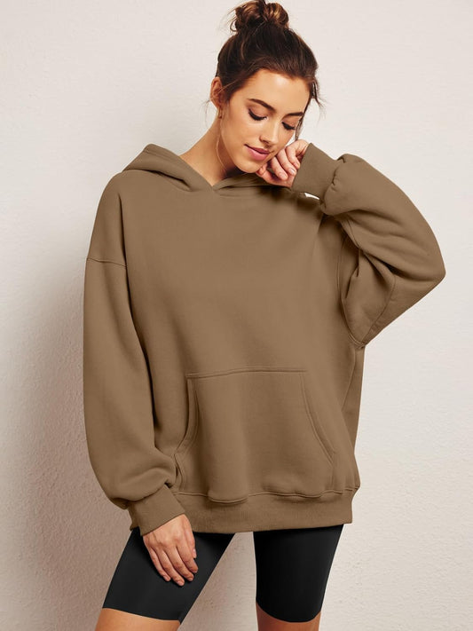 AUTOMET Womens Oversized Sweatshirts Fleece Hoodies Long Sleeve Shirts Pullover Fall Outfits 2025 with Pocket