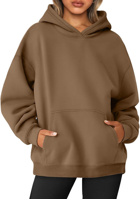 AUTOMET Womens Oversized Sweatshirts Fleece Hoodies Long Sleeve Shirts Pullover Fall Outfits 2025 with Pocket