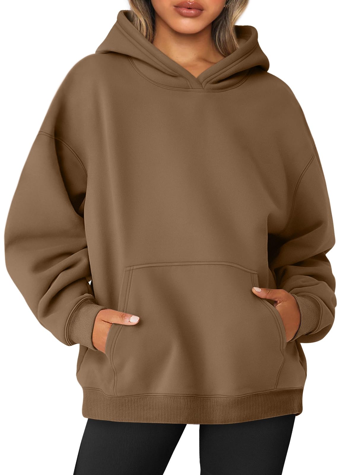 AUTOMET Womens Oversized Sweatshirts Fleece Hoodies Long Sleeve Shirts Pullover Fall Outfits 2025 with Pocket
