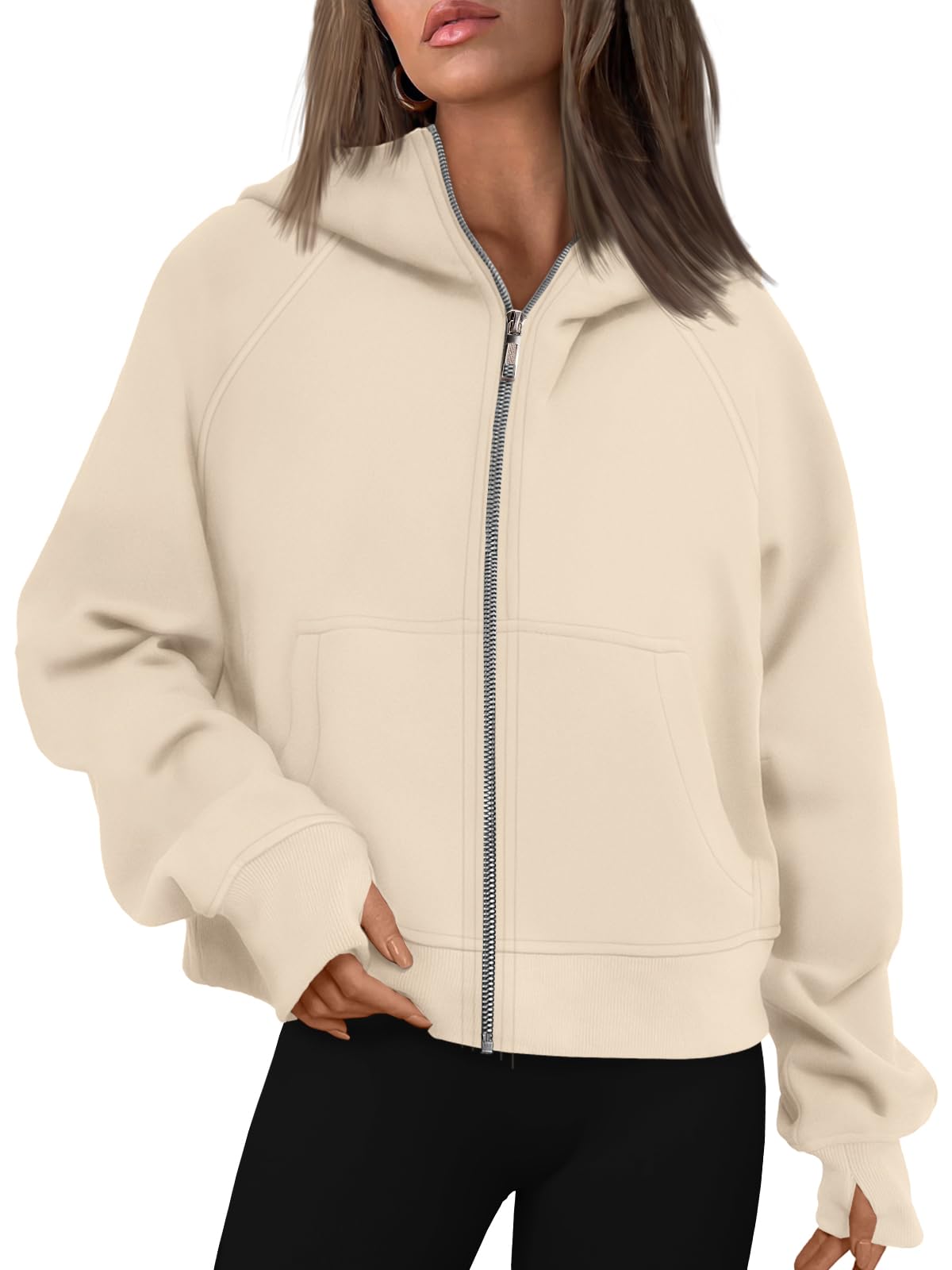 AUTOMET Womens Zip Up Hoodies Fleece Jackets Oversized Sweatshirts Fall Fashion Outfits 2025 Sweaters Winter Clothes