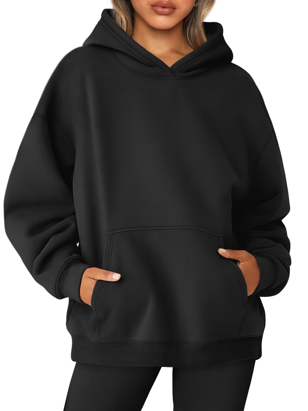 AUTOMET Womens Oversized Sweatshirts Fleece Hoodies Long Sleeve Shirts Pullover Fall Outfits 2025 with Pocket