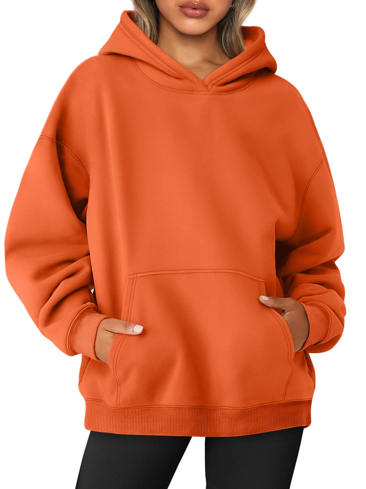 AUTOMET Womens Oversized Sweatshirts Fleece Hoodies Long Sleeve Shirts Pullover Fall Outfits 2025 with Pocket